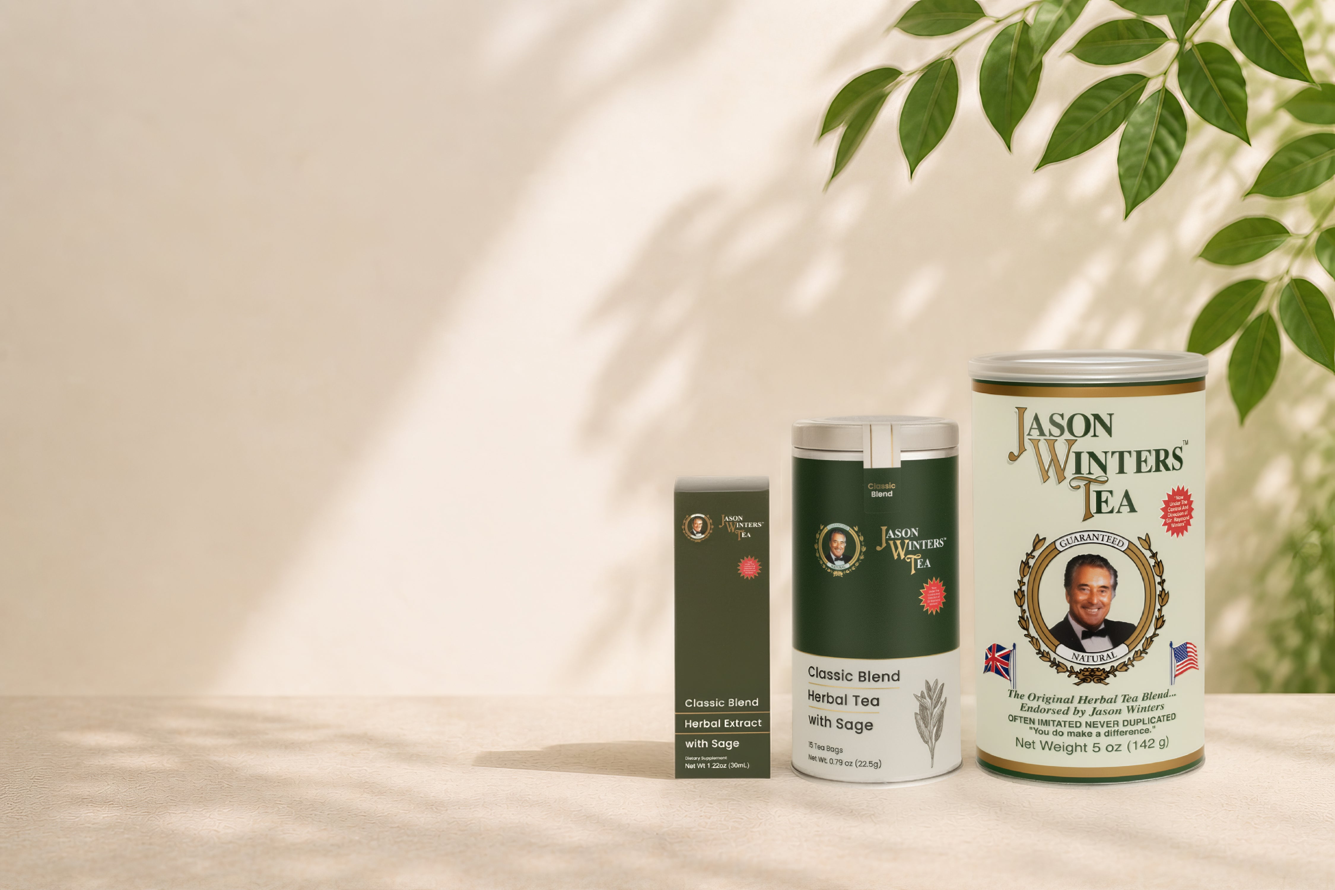 Sir Jason Winters Tea | Classic Blend Herbal Tea with Sage – JWT