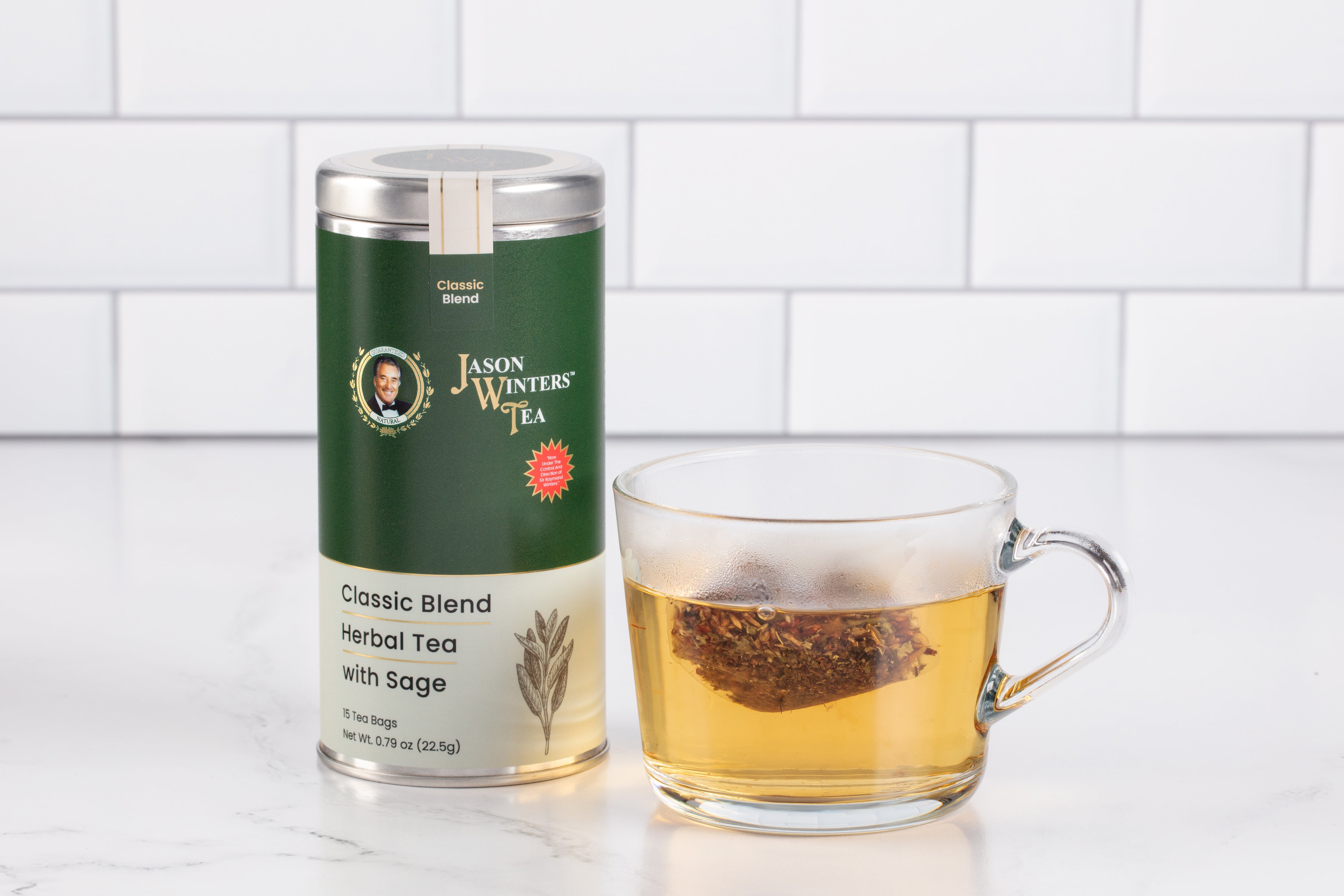 Classic Blend Herbal Tea Bags with Sage: 15 Tea bags