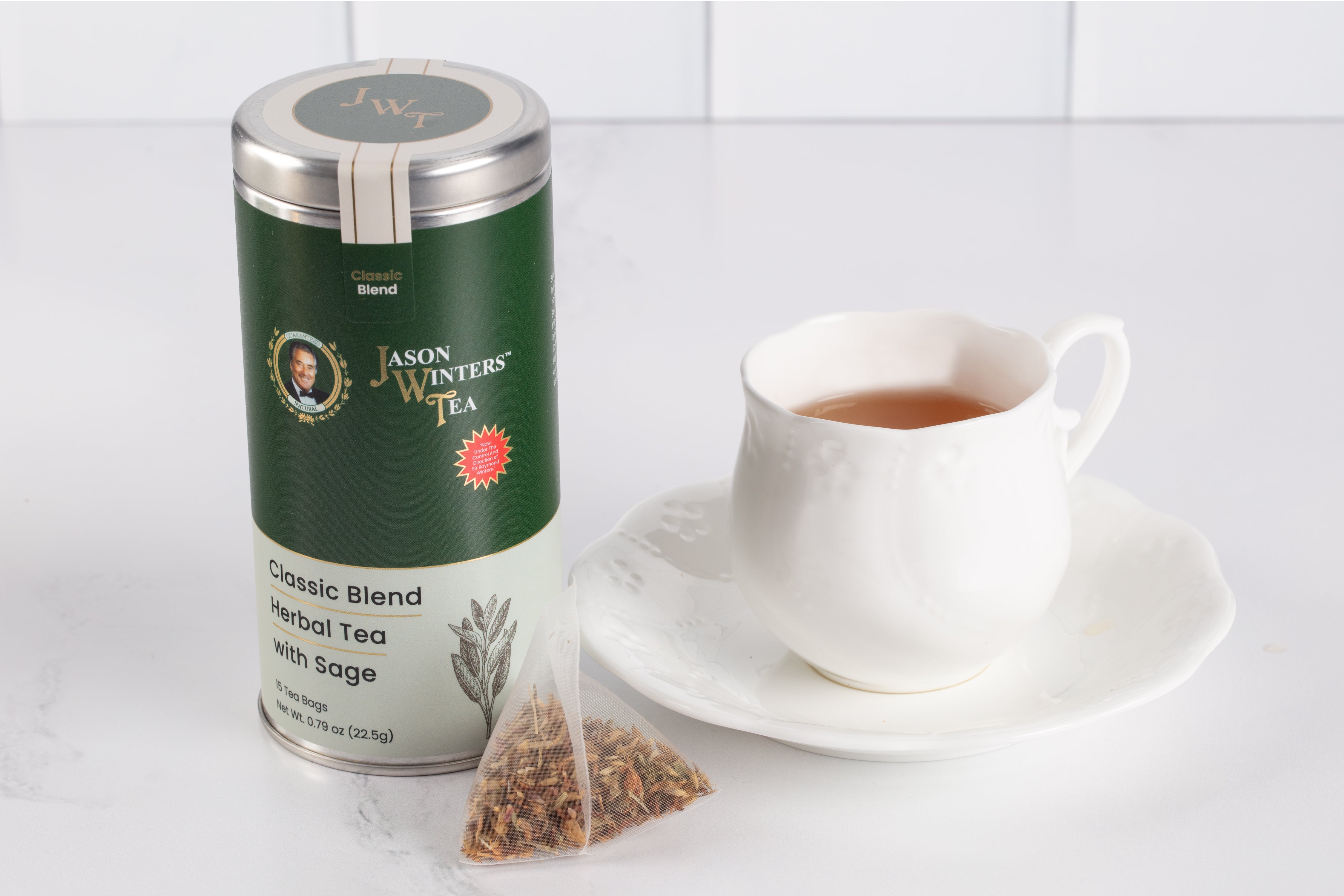 Classic Blend Herbal Tea Bags with Sage: 15 Tea bags